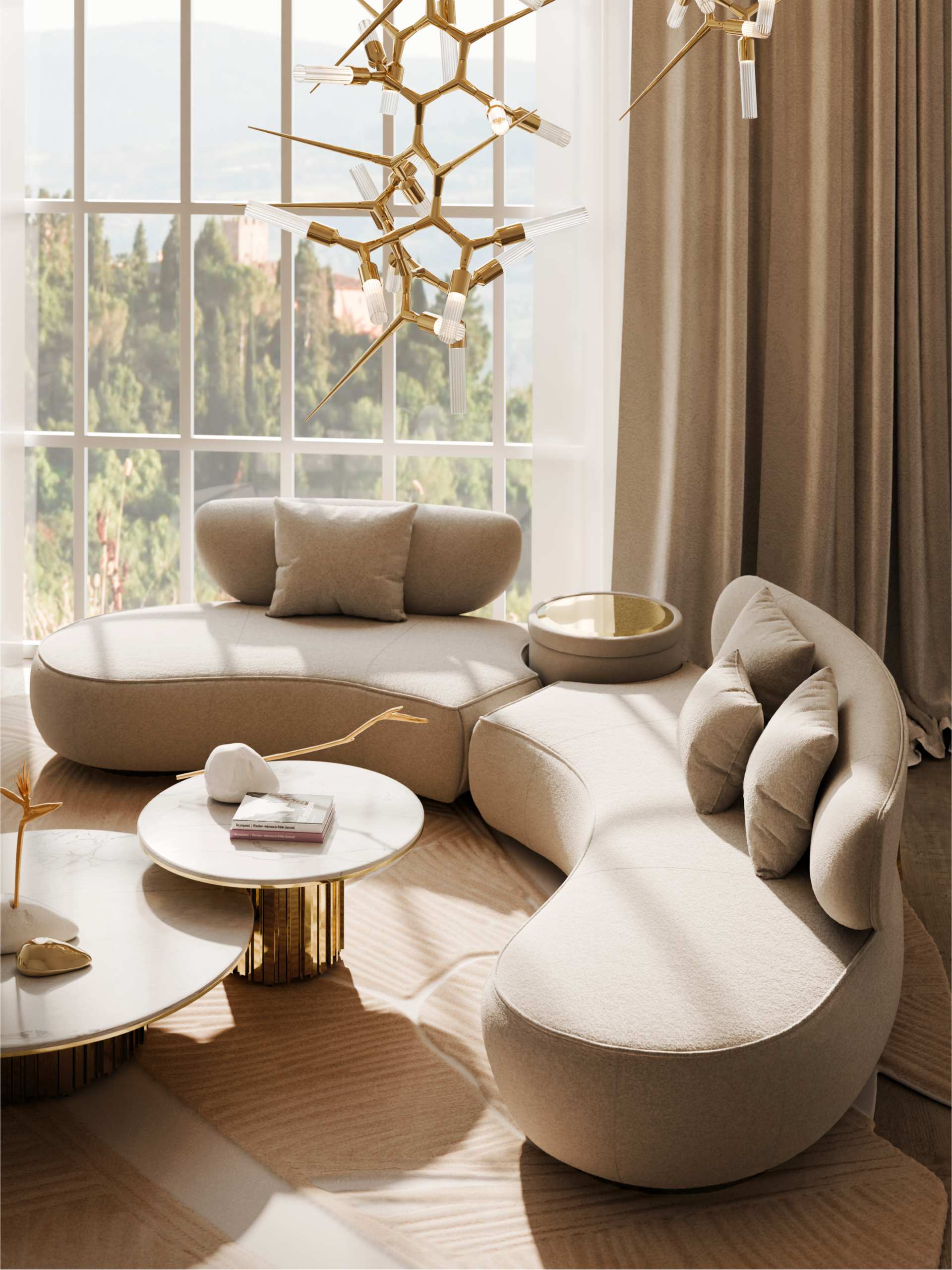 The Luxurious Elegance of the Talie Round Sofa
