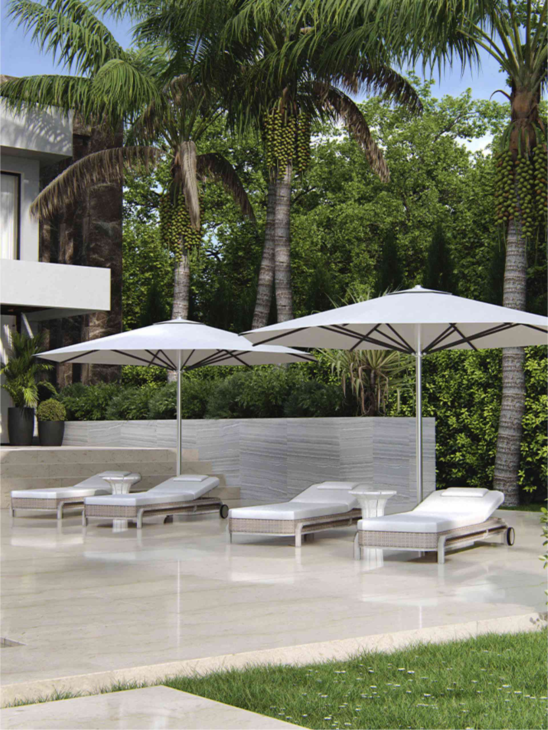 Stylish Sun Lounger For Relaxing Outside