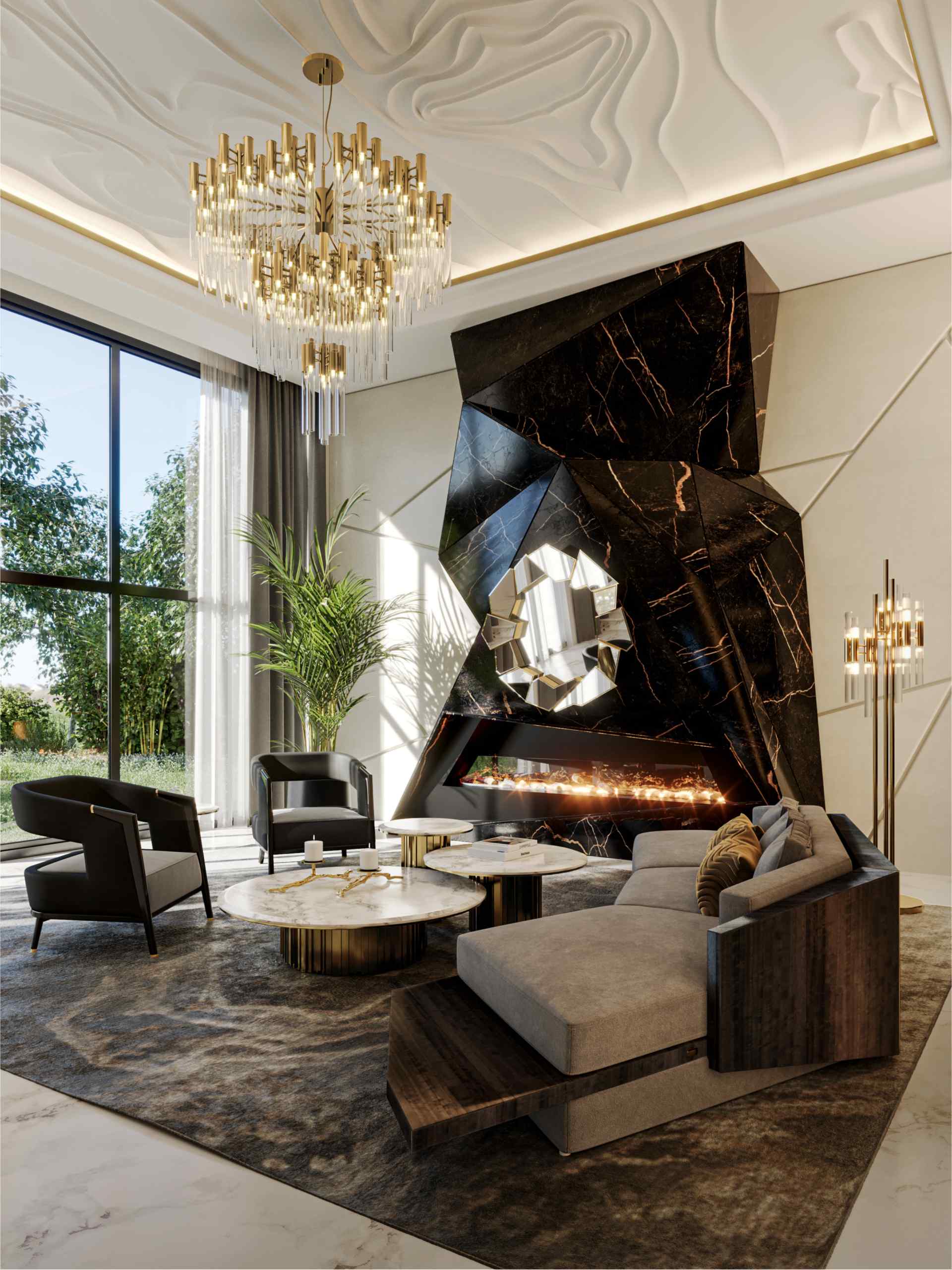 Contemporary Living Room Masterpiece