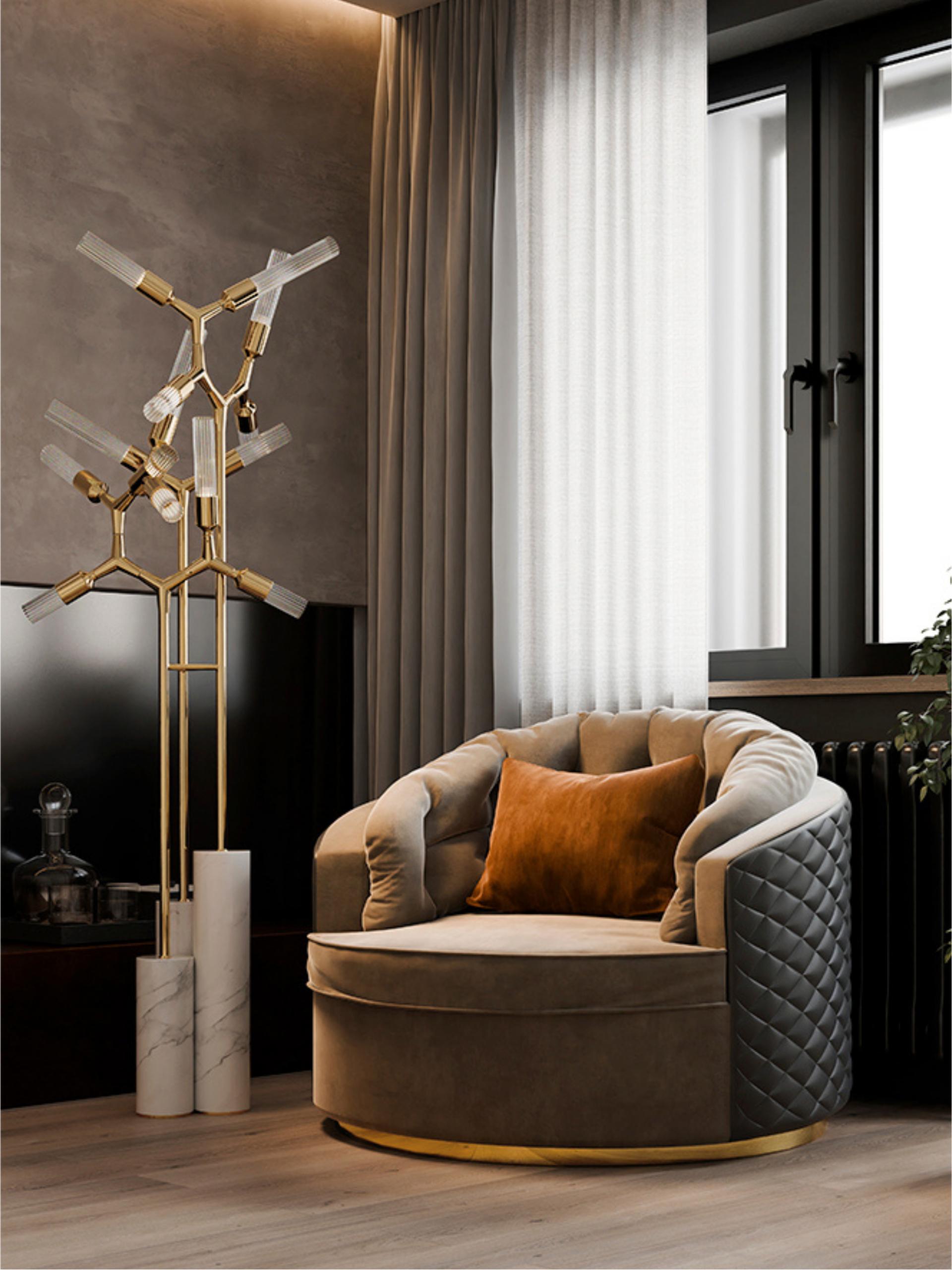 Luxurious Comfort and Lighting for Your Reading Nook