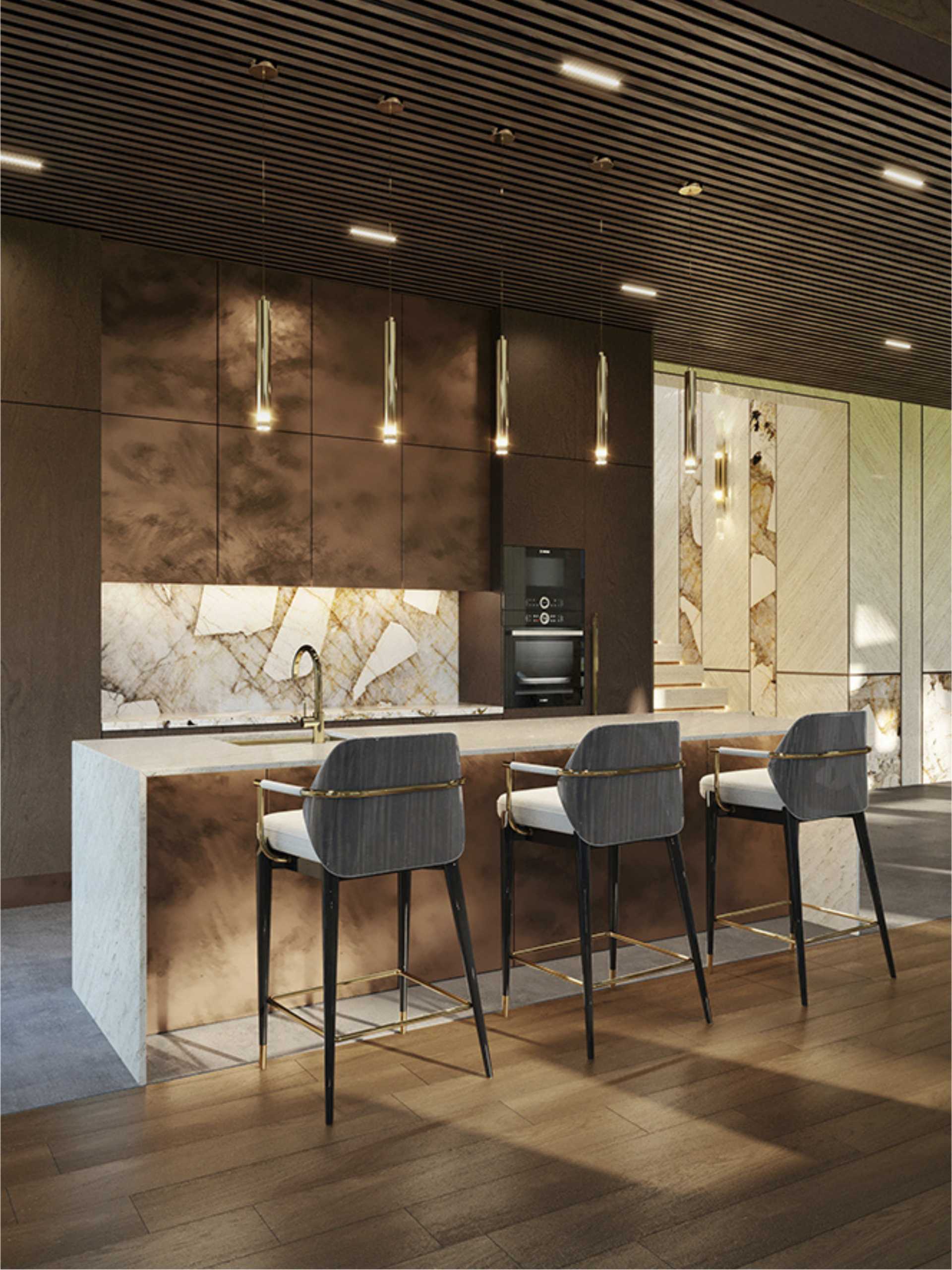 Rustic Modern Chalet Kitchen